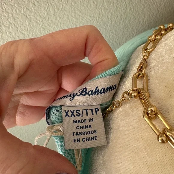 Tommy Bahama Bonita sequin ottoman beteau boat neck sweater.NWT - Picture 7 of 9